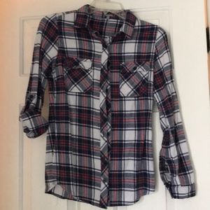 Charlotte Russell Flannel Button Up